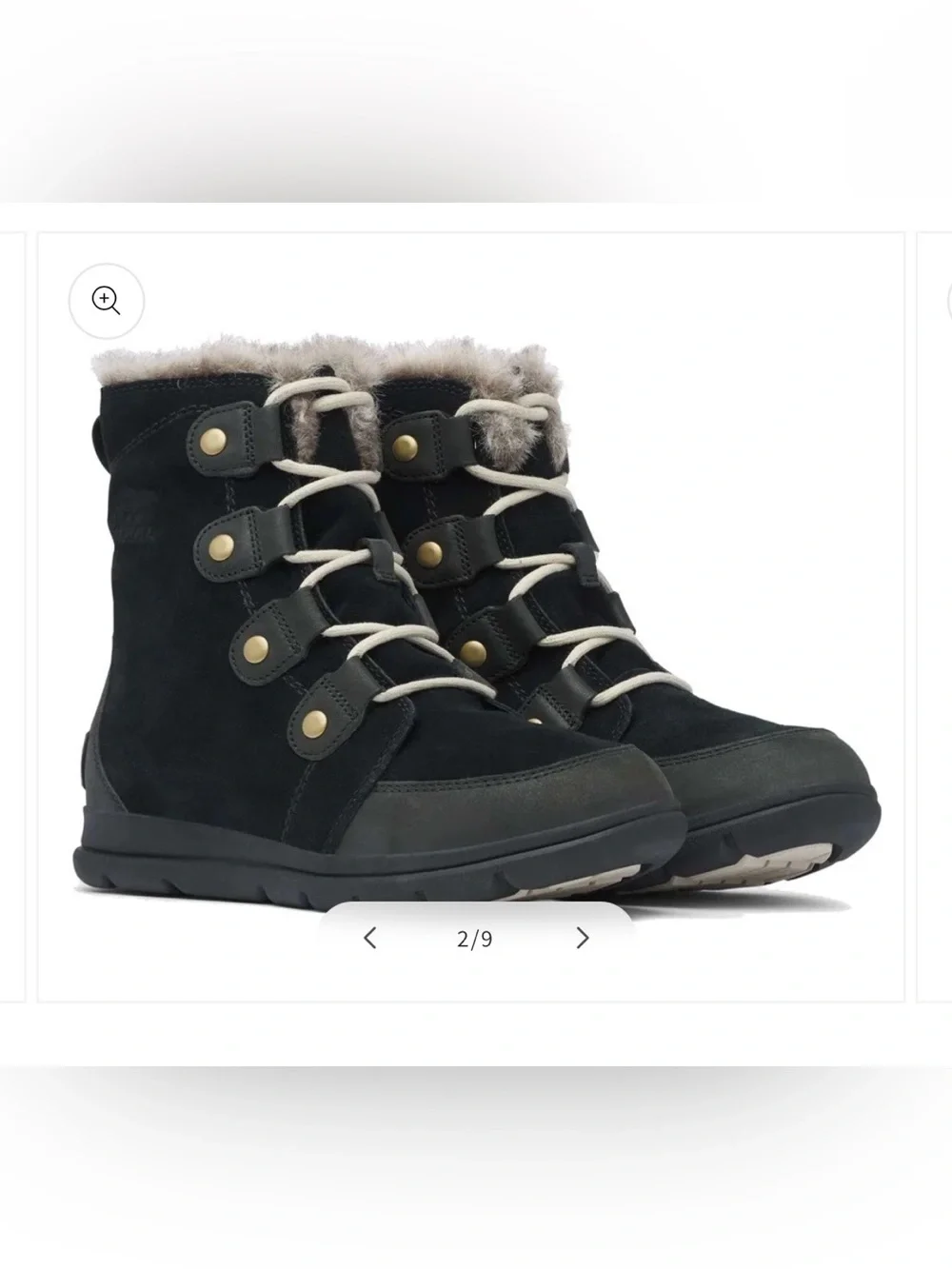 Sorel Women Explorer Joan Boots Black